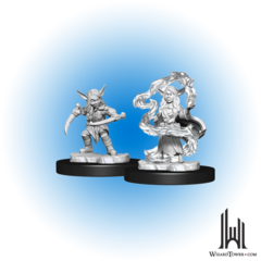 Critical Role Unpainted Miniatures: Goblin Sorcerer / Rogue Female